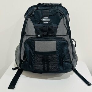 Targus Backpack Laptop Notebook Carry On Book Padded Bag‎ Black Gray Work Career